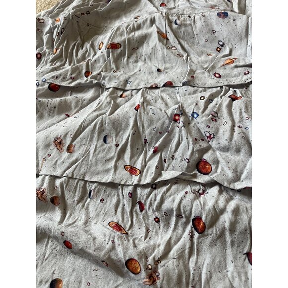 NWT Kindom Isabelle Multi-Tiered Zip able Layered Dress Planets Solar System - Picture 2 of 9